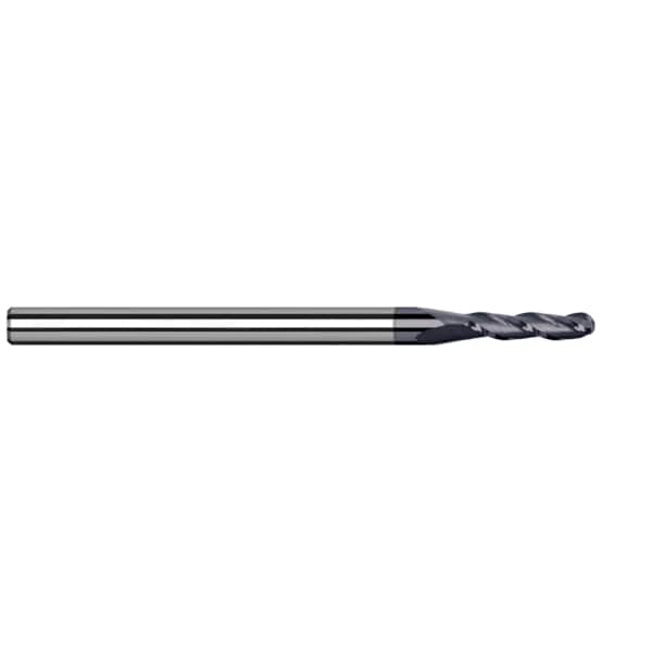 End Mill for Free Machining Steels - Ball, 0.0310" (1/32), Shank Dia.: 1/8"